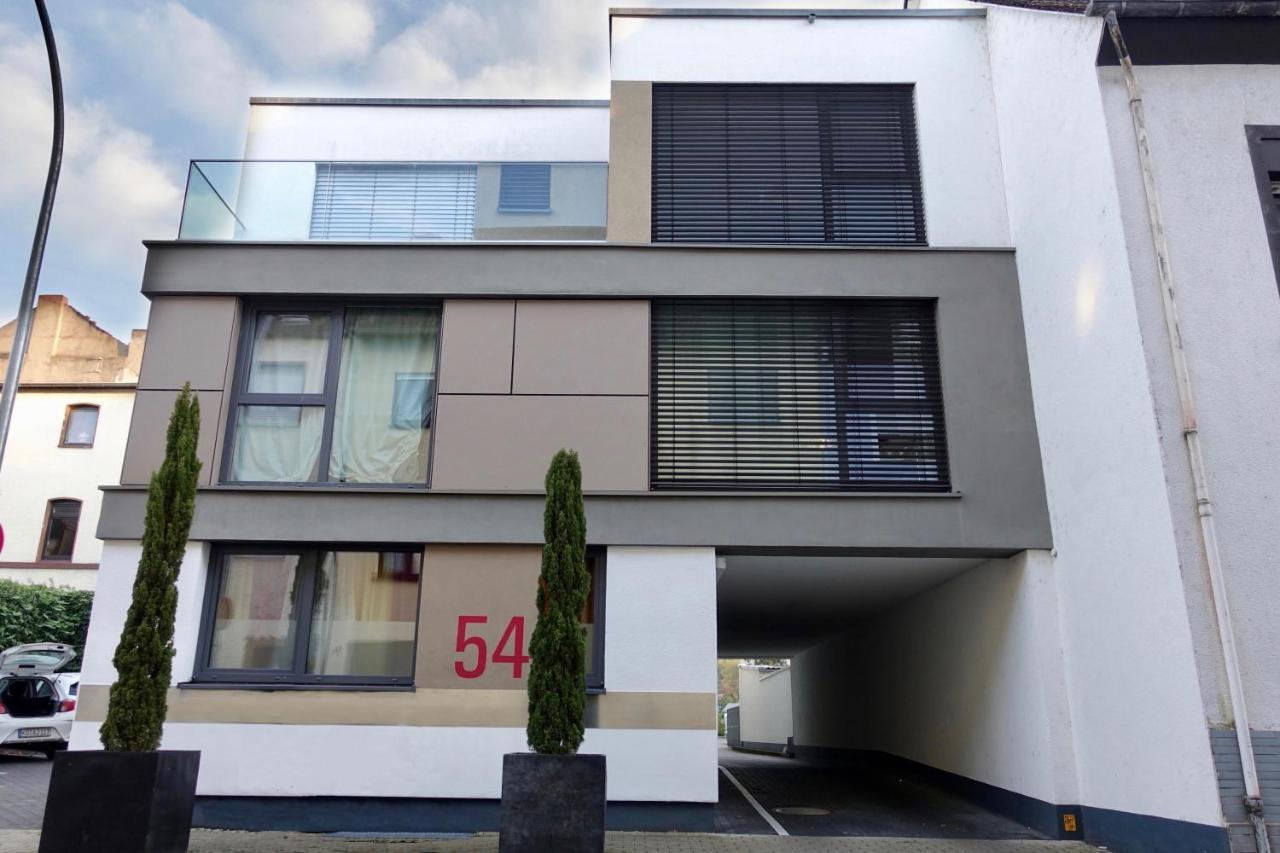 Modernes Apartment, Stadtnah, Stellplatz, Naehe Mosel Coblenza Esterno foto